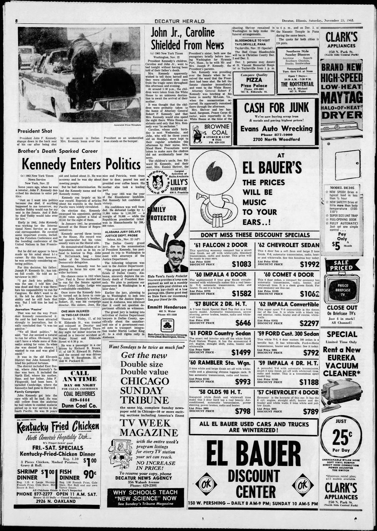 Nov. 23, 1963, The Decatur Herald, A8